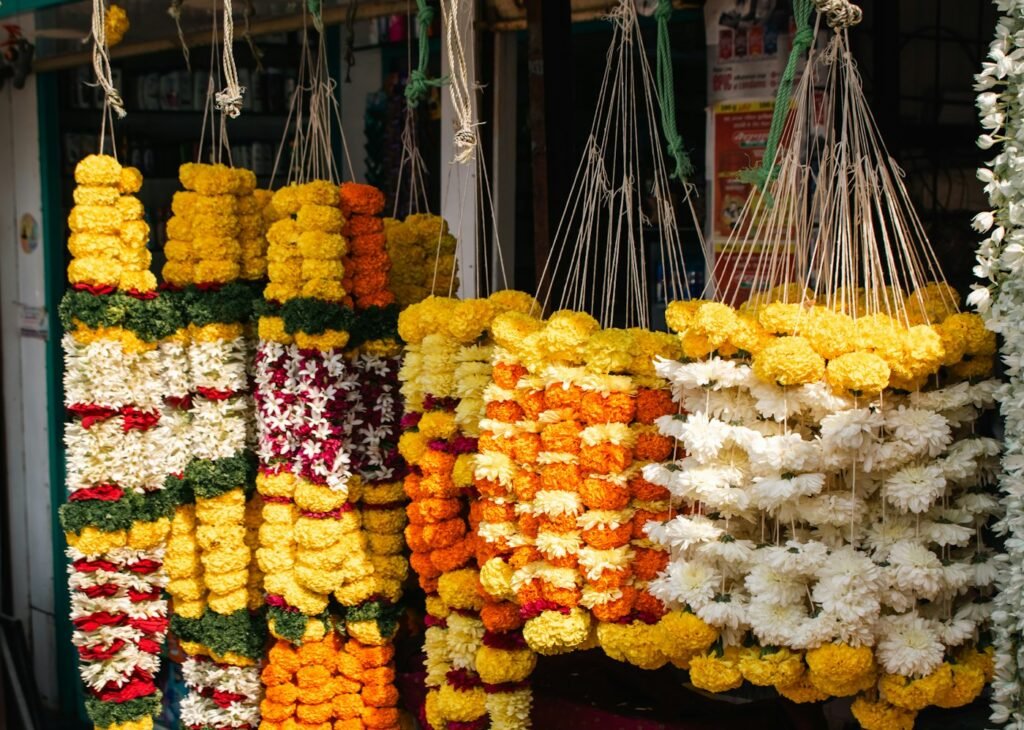 Local shop and market in India