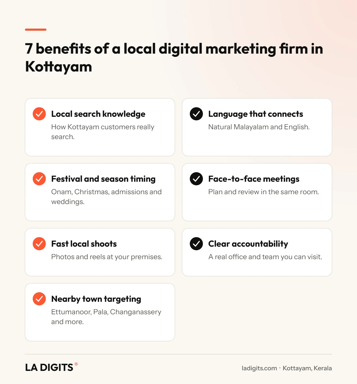 Seven benefits of hiring a local digital marketing firm in Kottayam