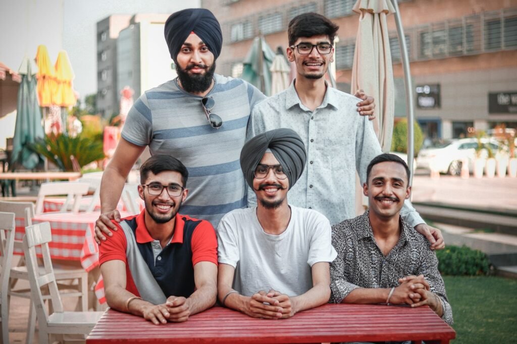 Indian business team at work