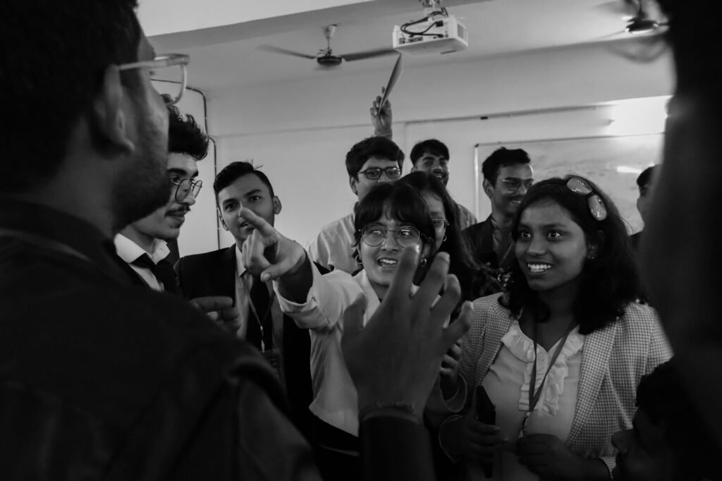 Indian business team at work