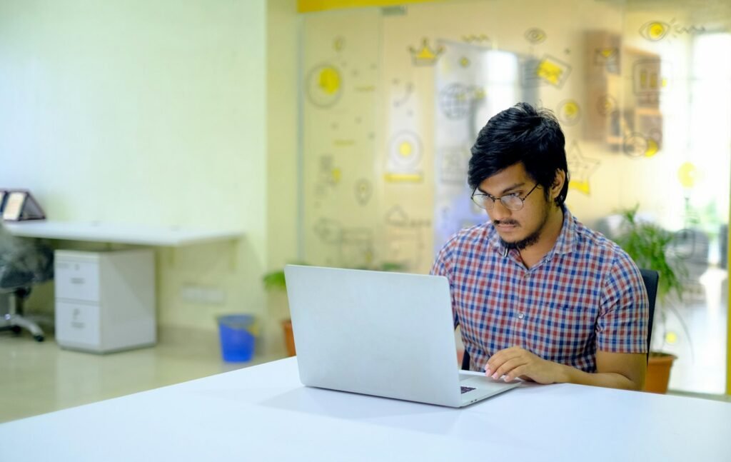 Indian business team at work