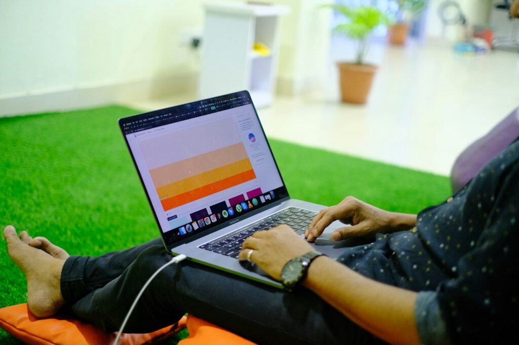 Indian business team at work
