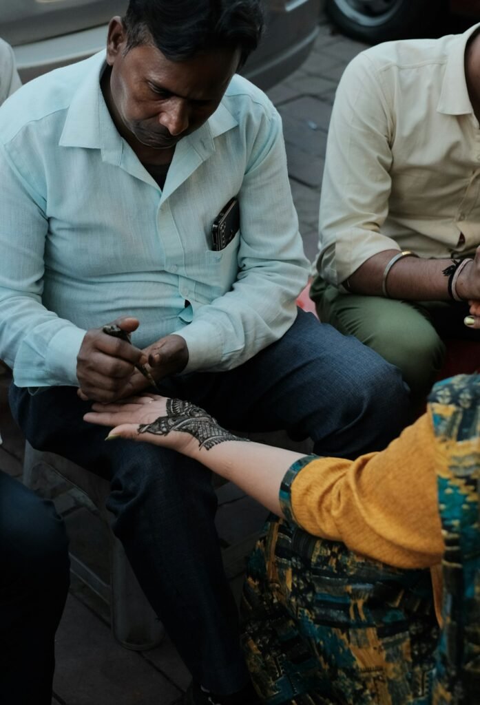 Indian business team at work