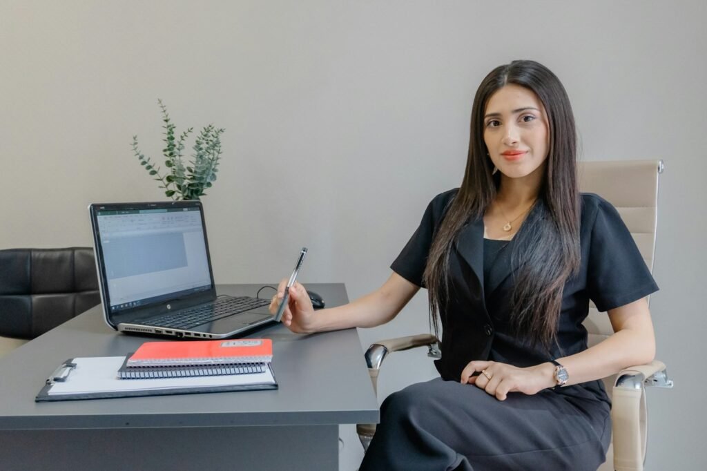 Indian business team at work