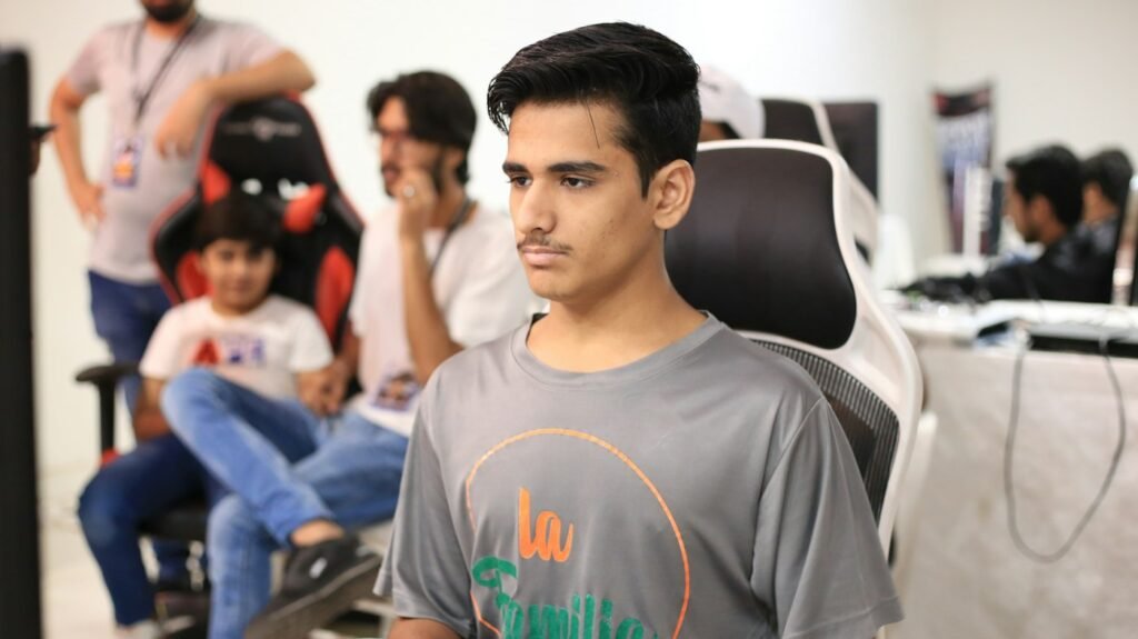 Indian business team at work