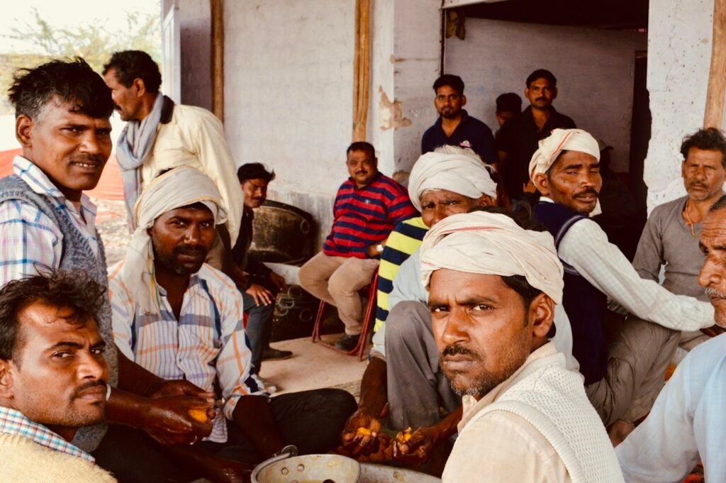 Indian business team at work