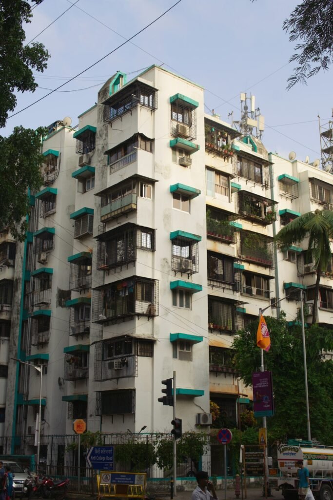 Residential and commercial buildings in India