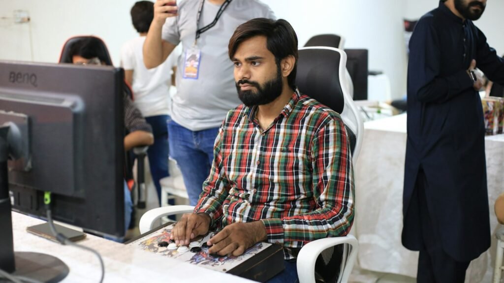 Indian business team at work
