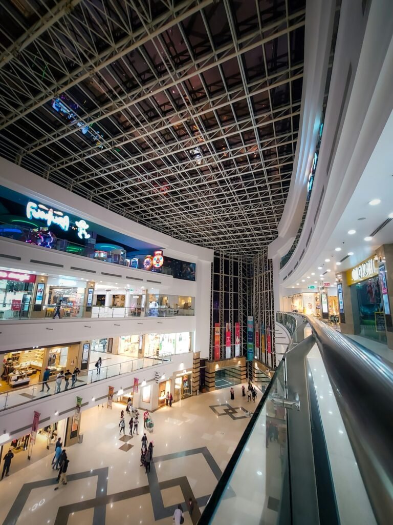 Local shops and market in India