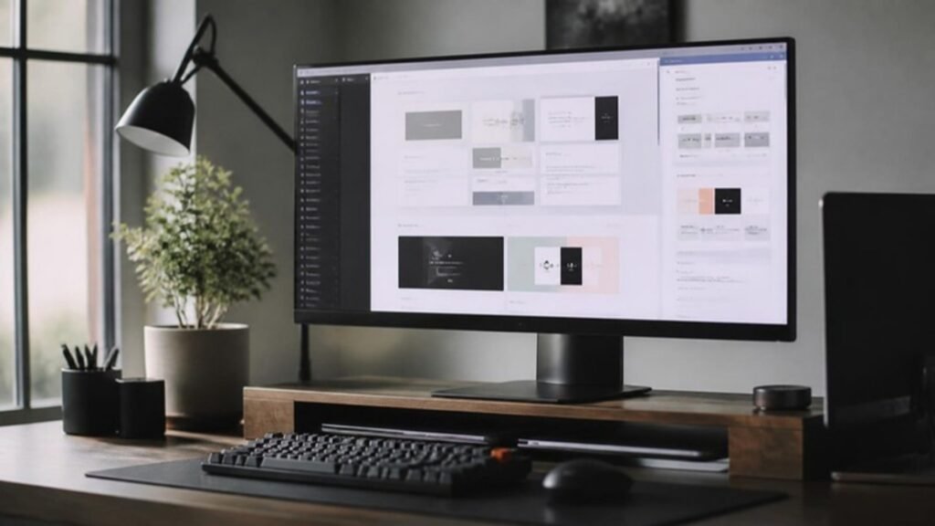 Website Development Company in Kottayam: Cost, Process and 8 Must-Ask Questions (2026) Developer building a WordPress website on a large screen